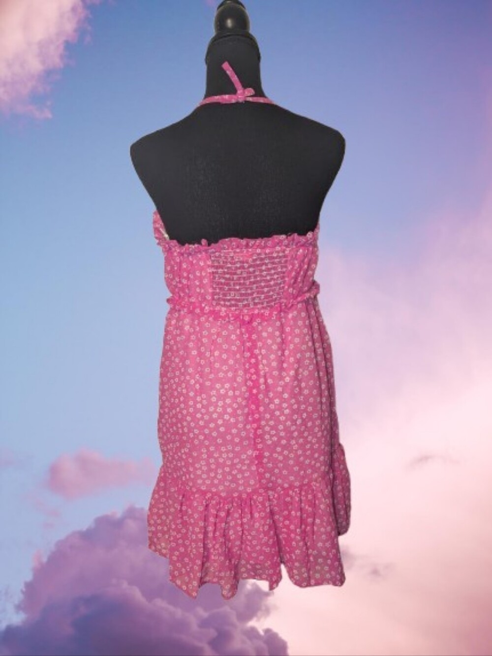Y2K Fairy Babydoll Pink Dress - Picture 4 of 12